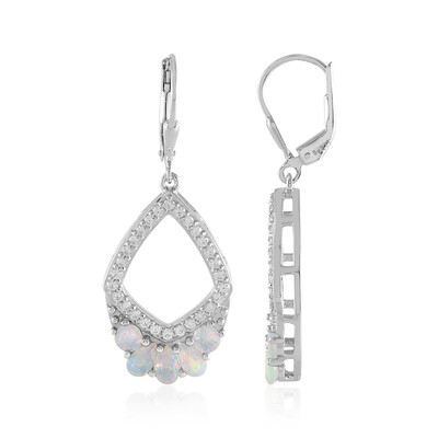 Orecchini in argento con Opale di Welo