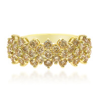 Anello in oro con Diamante Arancione SI2 (CIRARI)