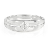 Anello in argento con Topazio Bianco