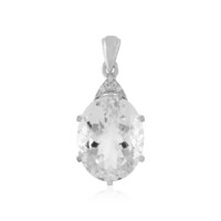 Ciondolo in argento con Quarzo Bianco