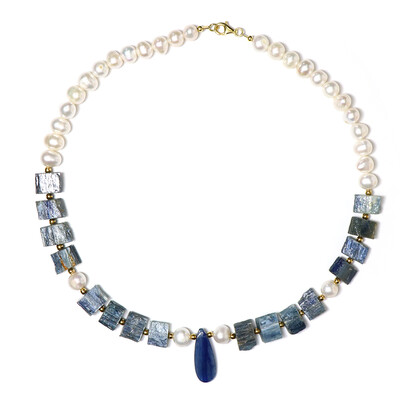 Collana in argento con Cianite