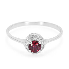 Anello in argento con Rodolite Brasiliana