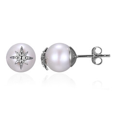 Orecchini in argento con Perla di Acqua Dolce