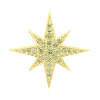 Ciondolo in oro con Diamante Giallo Canarino SI1