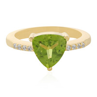Anello in argento con Peridoto