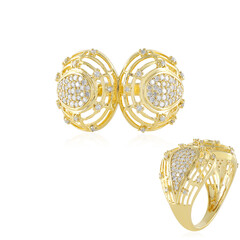 Anello in argento con Diamante I2 (J)