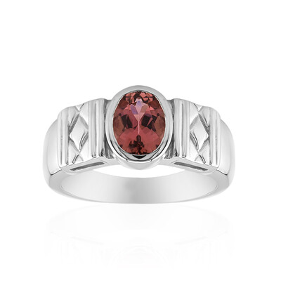 Anello in argento con Tormalina Rosa Brasiliana (Pallanova)