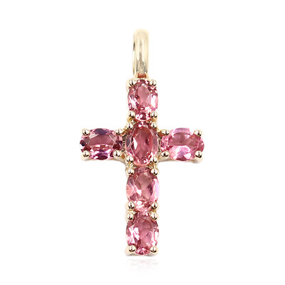 Ciondolo in oro con Tormalina Rosa