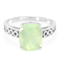 Anello in argento con Prehnite