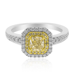 Anello in oro con Diamante Giallo SI2 (CIRARI)