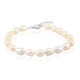 Bracciale in argento con Perla d'Acqua Dolce Bianca (TPC)