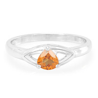 Anello in argento con Granato Essonite