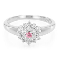 Anello in argento con Tormalina Rosa