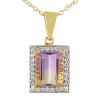 Collana in argento con Ametrina