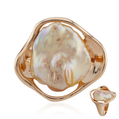 Anello in argento con Perla Ming (TPC)