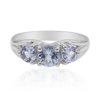 Anello in argento con Tanzanite (non riscaldata)