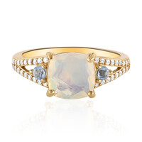 Anello in argento con Opale di Welo