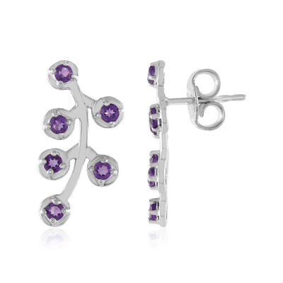 Orecchini in argento con Ametista
