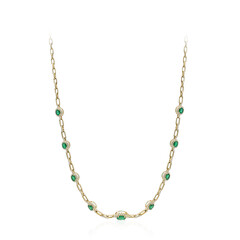 Collana in oro con Smeraldo Zambia AAA (CIRARI)