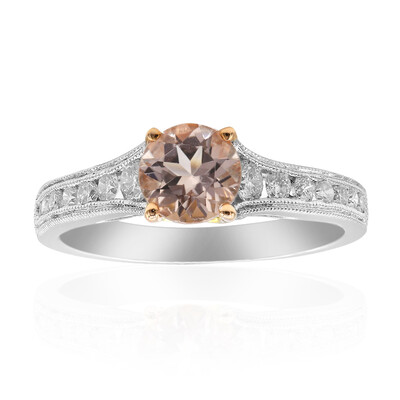 Anello in oro con Morganite AAA (CIRARI)