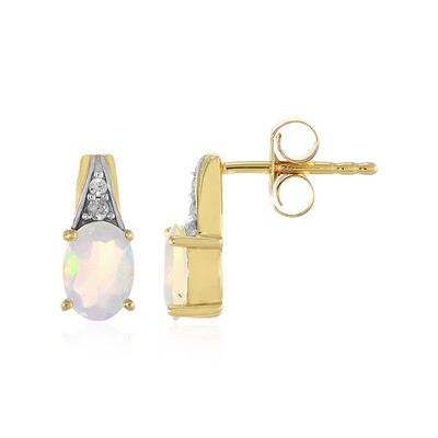 Orecchini in argento con Opale di Welo