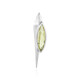 Ciondolo in argento con Quarzo Ouro Verde (MONOSONO COLLECTION)