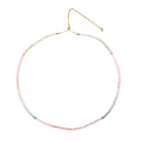 Collana in argento con Berillo Fancy