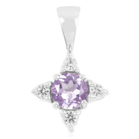 Ciondolo in argento con Ametista Rose de France