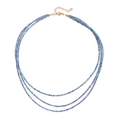 Collana in argento con Cianite del Nepal