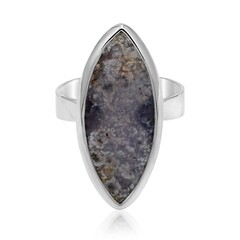 Anello in argento con Agata Uva