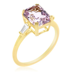 Anello in oro con Kunzite