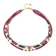 Collana in argento con Topazio Blu Londra (Riya)