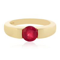 Anello in argento con Rubino del Madagascar