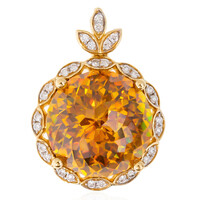 Ciondolo in oro con Sfalerite (AMAYANI)