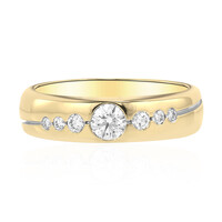 Anello in oro con Diamante IF (D)