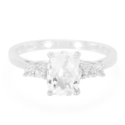 Anello in argento con Goshenite