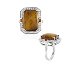 Anello in argento con Occhio di Tigre
