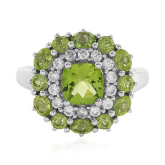 Anello in argento con Peridoto
