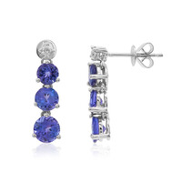 Orecchini in oro con Tanzanite AAA