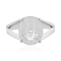 Anello in argento con Quarzo Bianco