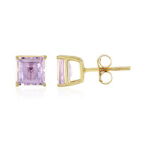 Orecchini in argento con Ametista Rose de France
