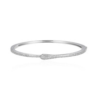 Bracciale in argento con Topazio Bianco