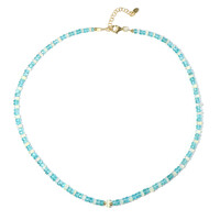 Collana in argento con Apatite Blu