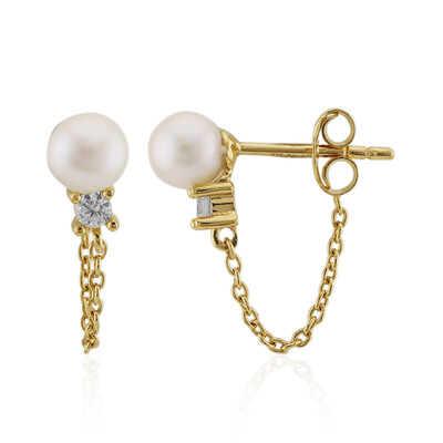 Orecchini in argento con Perla di Acqua Dolce
