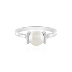 Anello in argento con Perla di Acqua Dolce