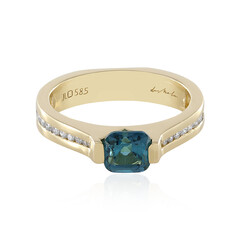 Anello in oro con Indicolite (de Melo)