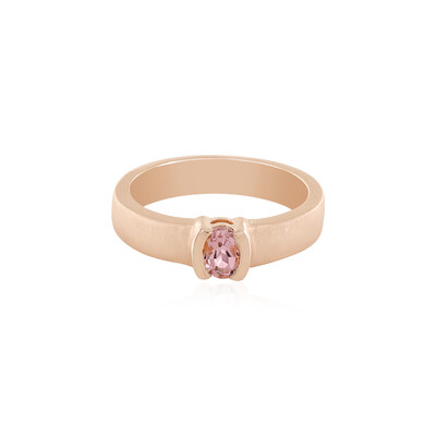 Anello in argento con Tormalina Rosa (MONOSONO COLLECTION)