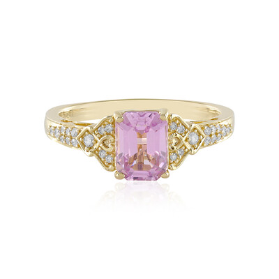 Anello in oro con Kunzite AAA (AMAYANI)