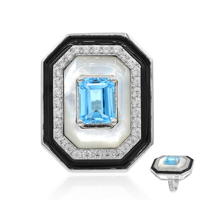 Anello in argento con Madreperla