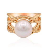 Anello in argento con Perla di Acqua Dolce (TPC)